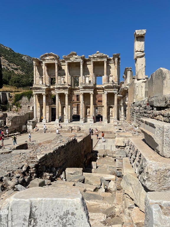 La bibliothèque de Celsus à Éphèse, Turquie