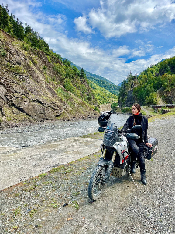 Sur la route de Mestia, Géorgie