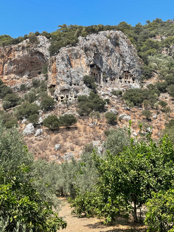 Tombes des rois à Dalyan, Turquie