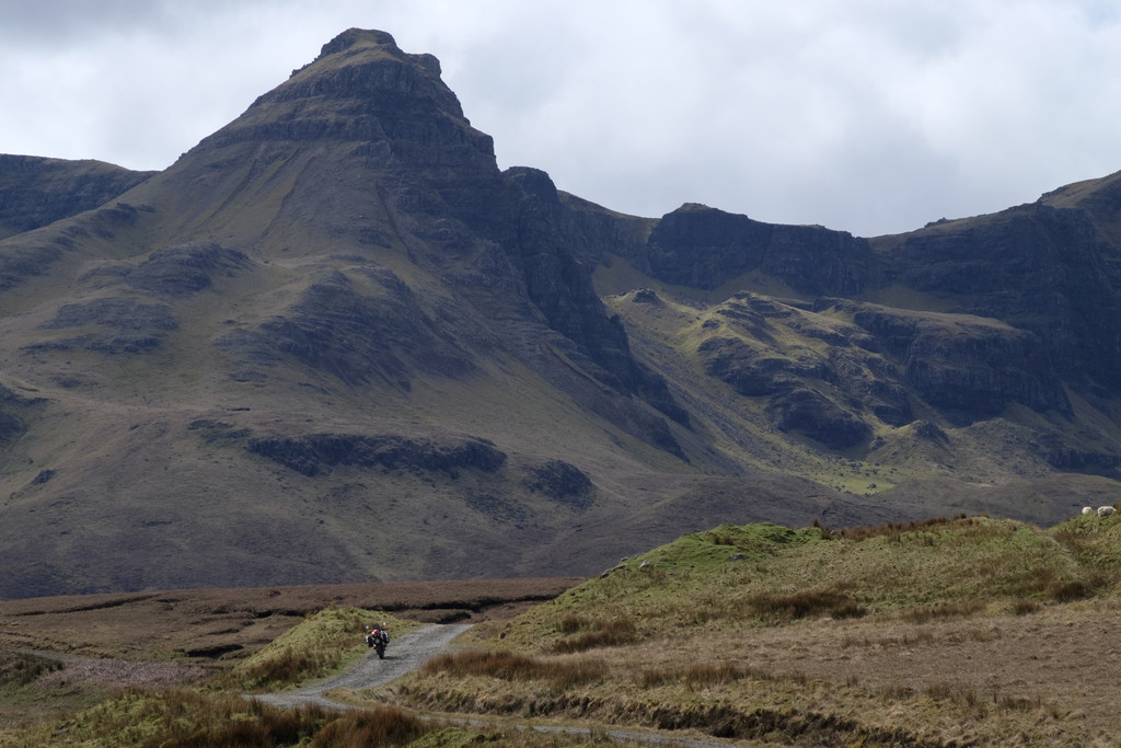 Off-road riding on the Isle of Skye.