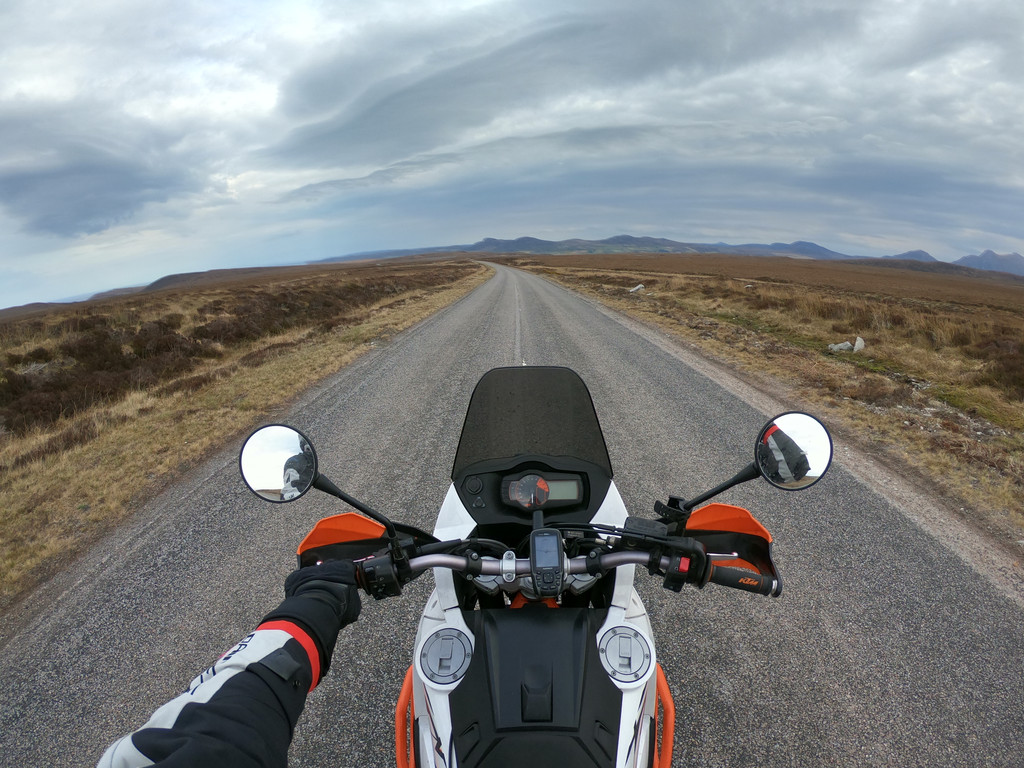 …And, again, on the road that skirts around Cape Wrath, leading to the north coast. 