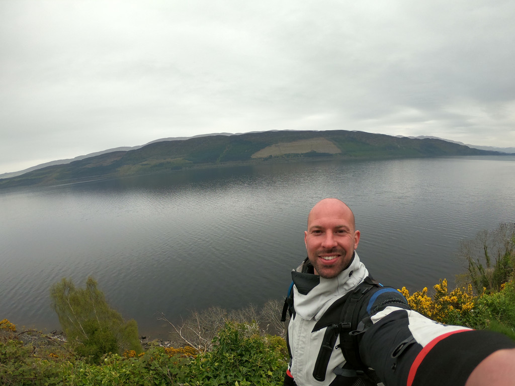 Loch Ness! In fact, you can see a small monster in the photo... 