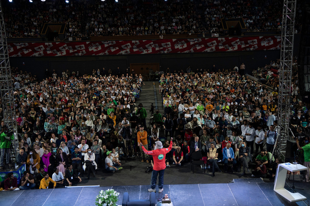 Un acto en Tiflis (Georgia)
