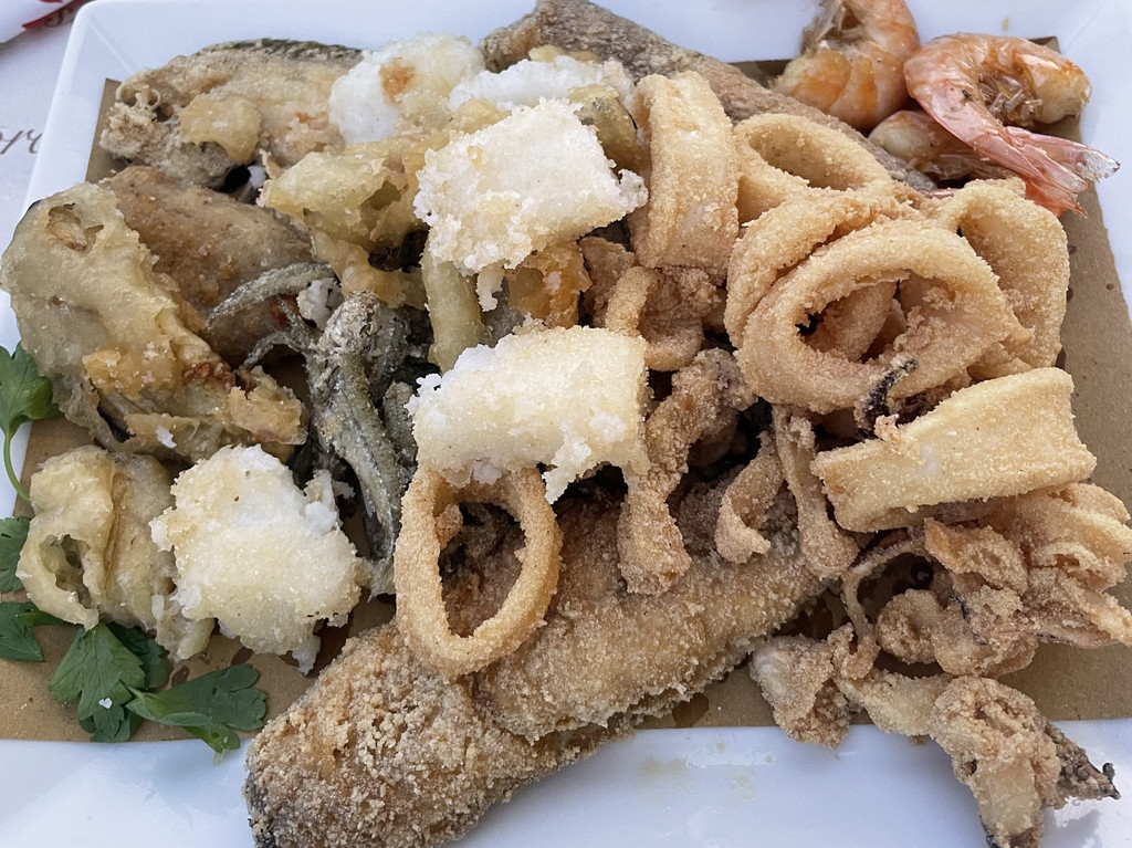 Fritura mixta para la cena